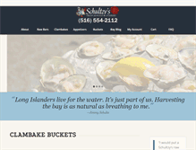 Tablet Screenshot of longislandrawbar.com